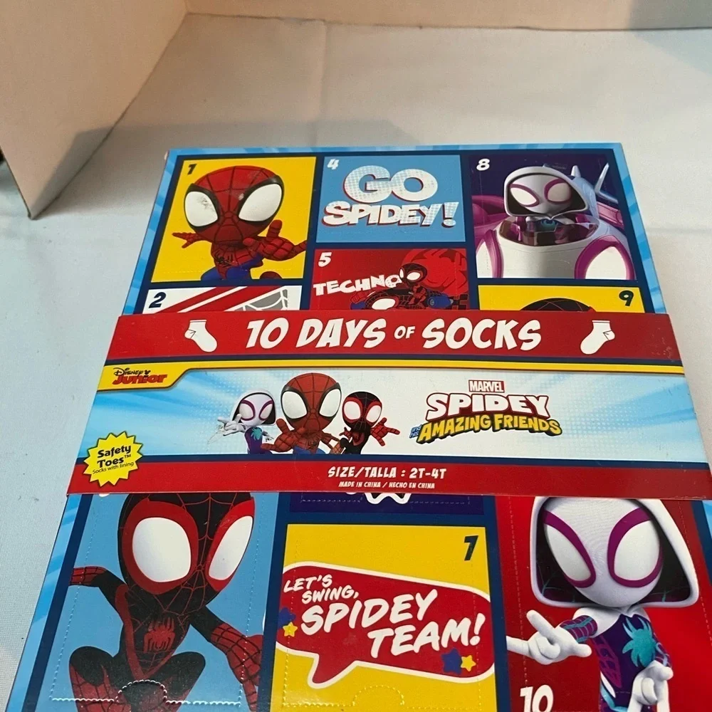 Disney Junior 10 Days of Socks 2T-4T (GU)